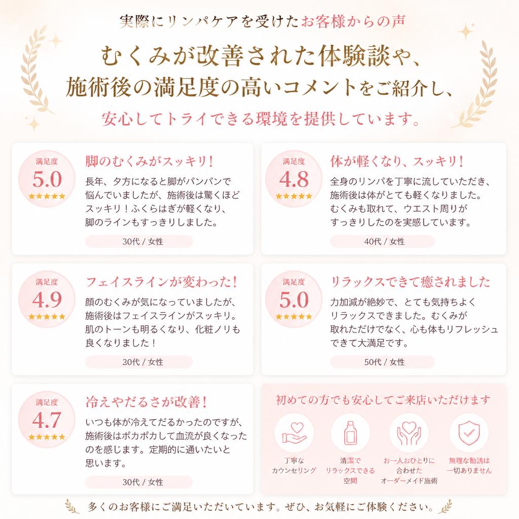 体験者の声