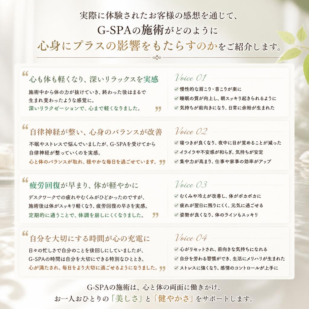 お客様の声
